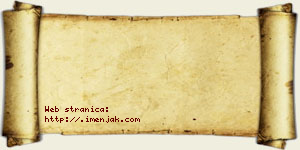 Mina Zebić vizit kartica